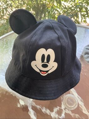 Mickey Mouse Disney Toddler Bucket Hat With Ears NEW